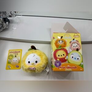Miniso fruit collection vinyl plush keychain ✨🍐🐥